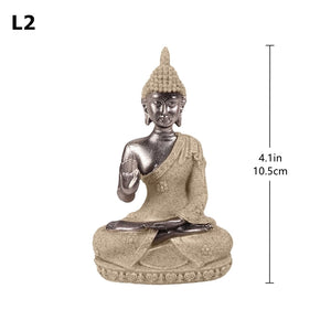 28 Style Miniature Buddha Statue Nature Sandstone Fengshui Thailand Buddha Sculpture Hindu Figurine Home Decorative Ornament 15 acacuss