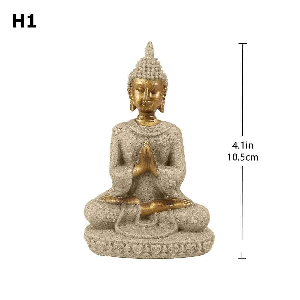 28 Style Miniature Buddha Statue Nature Sandstone Fengshui Thailand Buddha Sculpture Hindu Figurine Home Decorative Ornament 15 acacuss