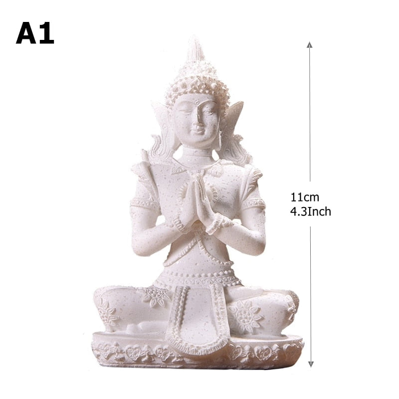 28 Style Miniature Buddha Statue Nature Sandstone Fengshui Thailand Buddha Sculpture Hindu Figurine Home Decorative Ornament 15 acacuss
