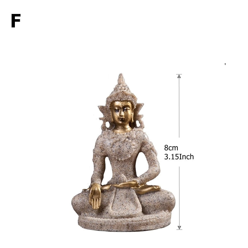 28 Style Miniature Buddha Statue Nature Sandstone Fengshui Thailand Buddha Sculpture Hindu Figurine Home Decorative Ornament 15 acacuss