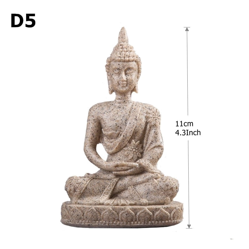 28 Style Miniature Buddha Statue Nature Sandstone Fengshui Thailand Buddha Sculpture Hindu Figurine Home Decorative Ornament 15 acacuss