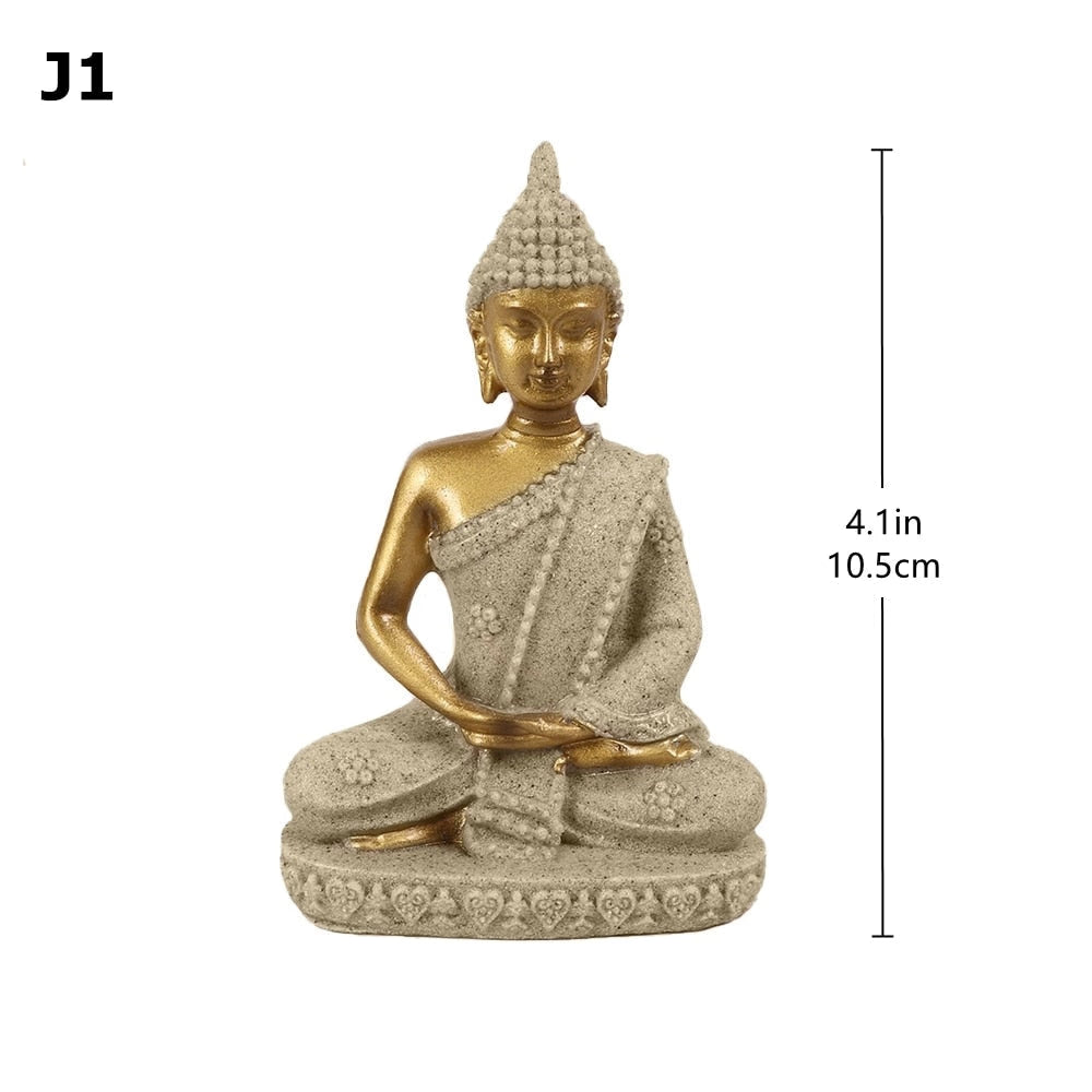 28 Style Miniature Buddha Statue Nature Sandstone Fengshui Thailand Buddha Sculpture Hindu Figurine Home Decorative Ornament 15 acacuss