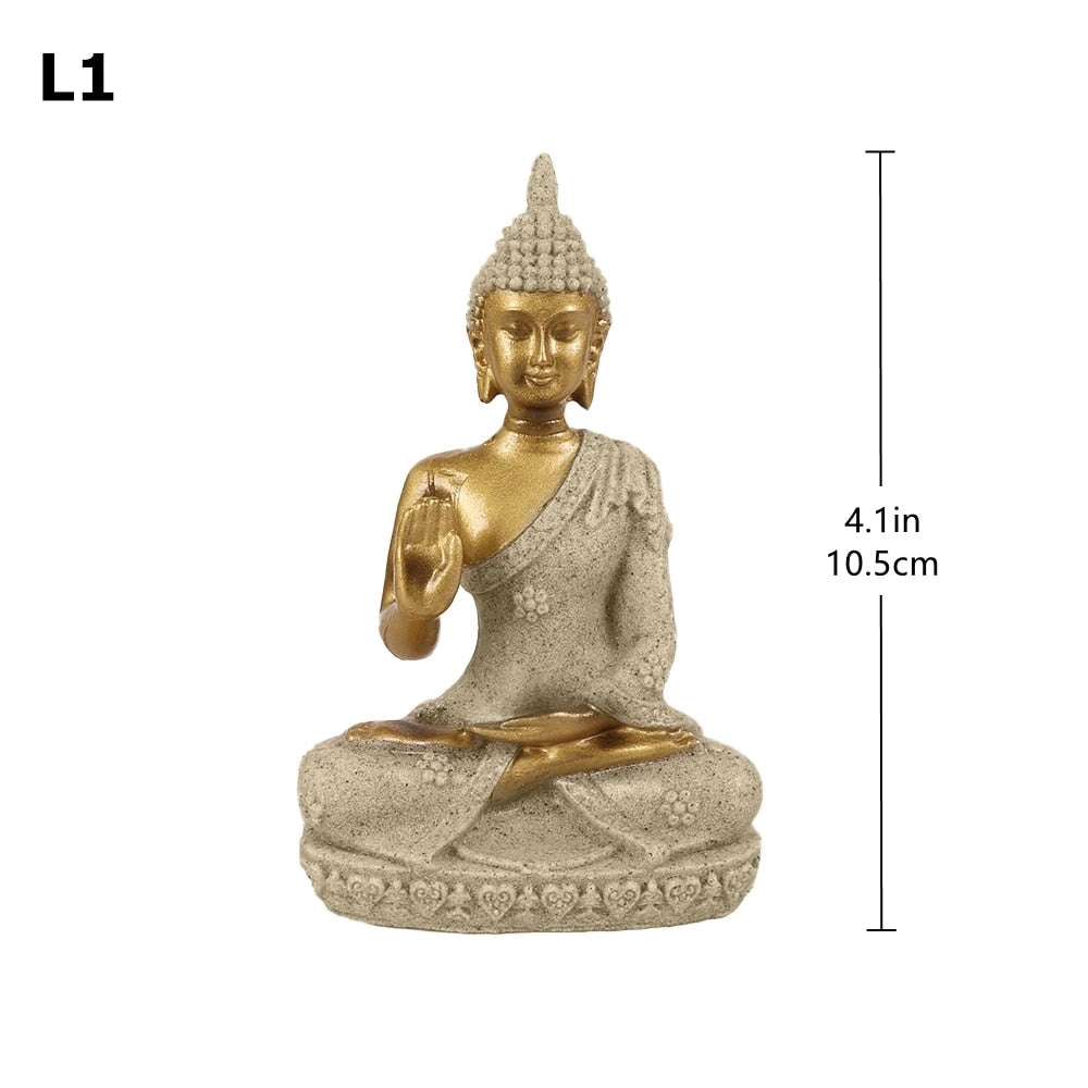 28 Style Miniature Buddha Statue Nature Sandstone Fengshui Thailand Buddha Sculpture Hindu Figurine Home Decorative Ornament 15 acacuss