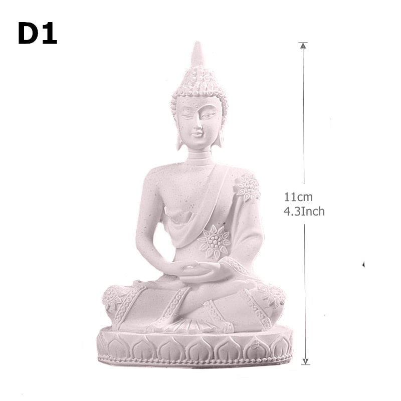 28 Style Miniature Buddha Statue Nature Sandstone Fengshui Thailand Buddha Sculpture Hindu Figurine Home Decorative Ornament 15 acacuss