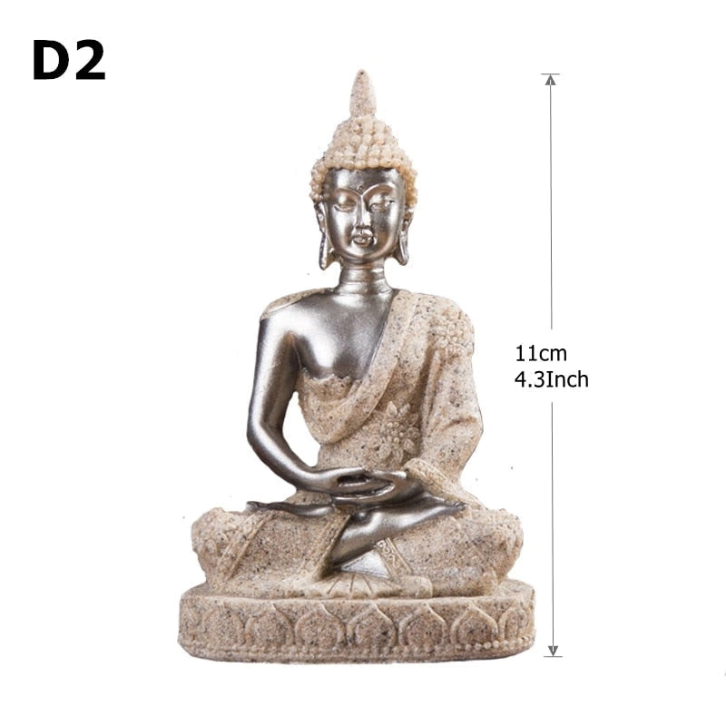 28 Style Miniature Buddha Statue Nature Sandstone Fengshui Thailand Buddha Sculpture Hindu Figurine Home Decorative Ornament 15 acacuss