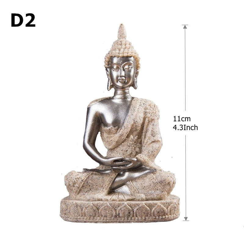 28 Style Miniature Buddha Statue Nature Sandstone Fengshui Thailand Buddha Sculpture Hindu Figurine Home Decorative Ornament 15 acacuss