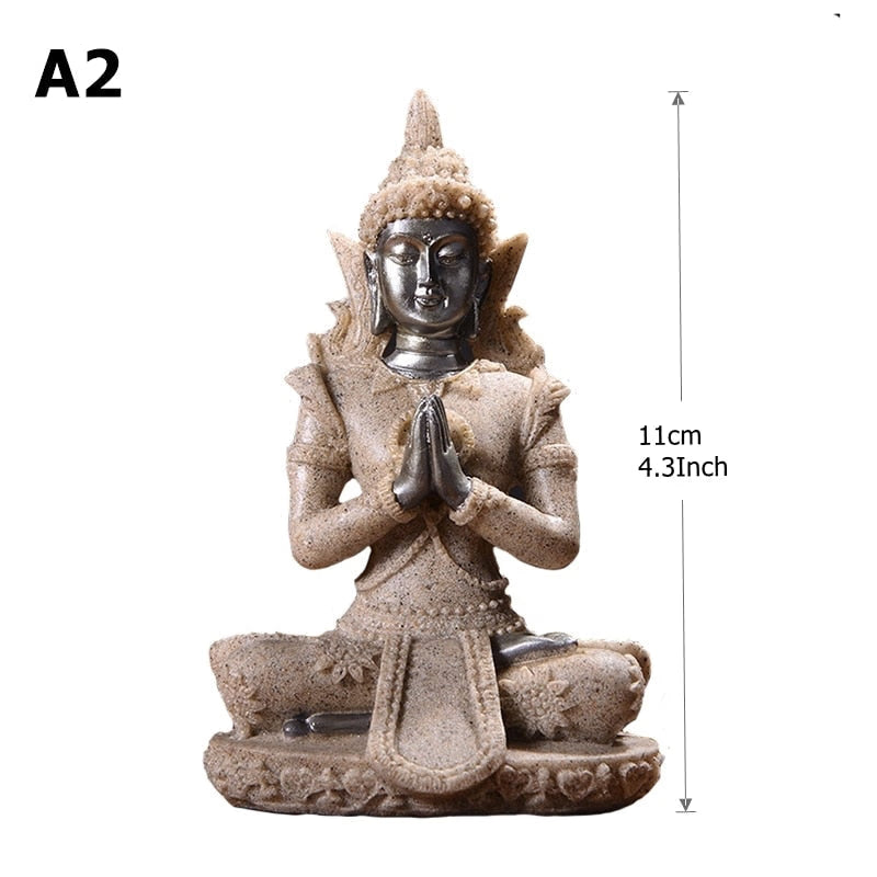 28 Style Miniature Buddha Statue Nature Sandstone Fengshui Thailand Buddha Sculpture Hindu Figurine Home Decorative Ornament 15 acacuss