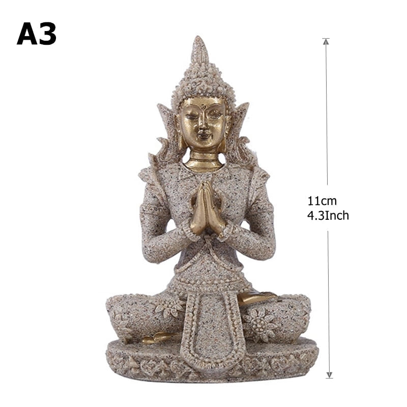 28 Style Miniature Buddha Statue Nature Sandstone Fengshui Thailand Buddha Sculpture Hindu Figurine Home Decorative Ornament 15 acacuss
