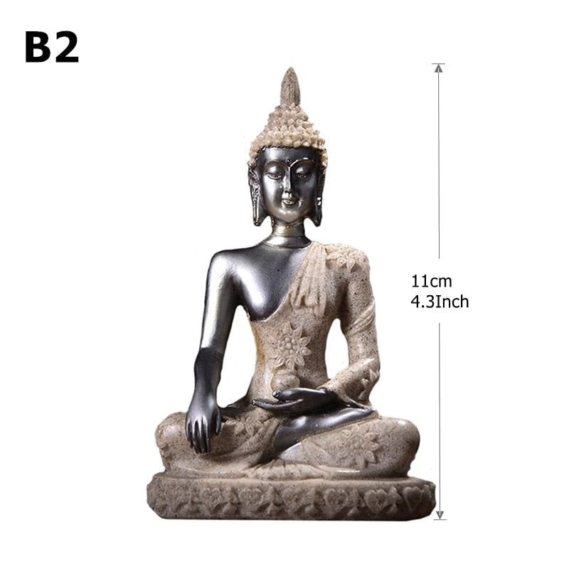 28 Style Miniature Buddha Statue Nature Sandstone Fengshui Thailand Buddha Sculpture Hindu Figurine Home Decorative Ornament 15 acacuss