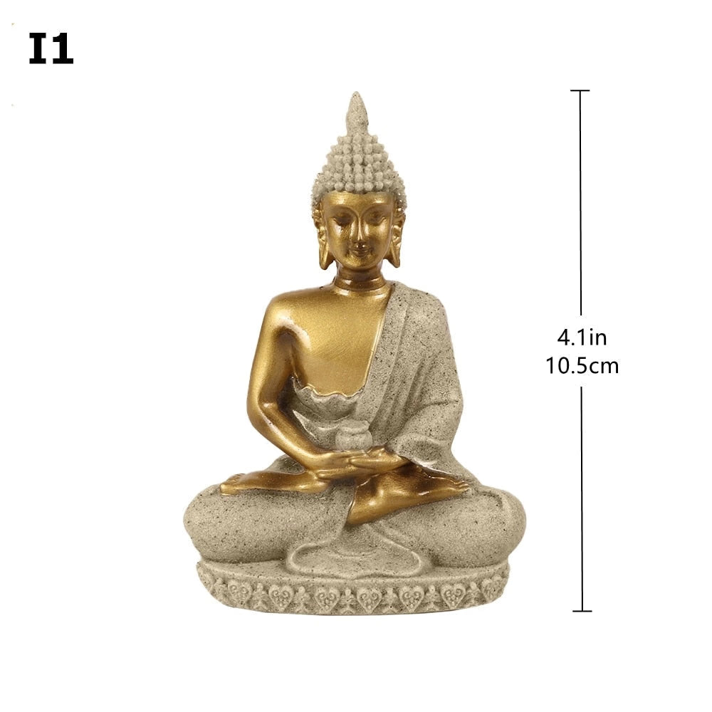 28 Style Miniature Buddha Statue Nature Sandstone Fengshui Thailand Buddha Sculpture Hindu Figurine Home Decorative Ornament 15 acacuss