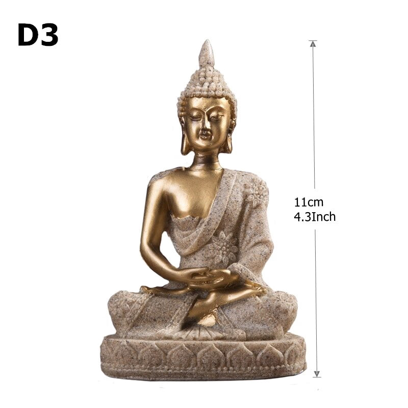 28 Style Miniature Buddha Statue Nature Sandstone Fengshui Thailand Buddha Sculpture Hindu Figurine Home Decorative Ornament 15 acacuss