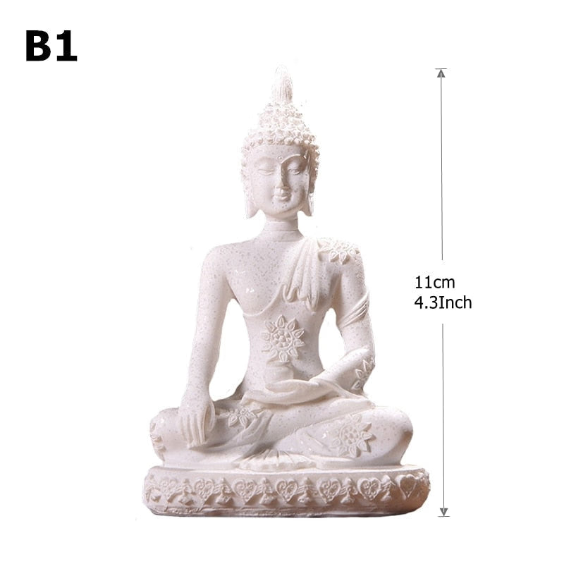 28 Style Miniature Buddha Statue Nature Sandstone Fengshui Thailand Buddha Sculpture Hindu Figurine Home Decorative Ornament 15 acacuss