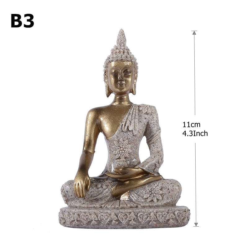 28 Style Miniature Buddha Statue Nature Sandstone Fengshui Thailand Buddha Sculpture Hindu Figurine Home Decorative Ornament 15 acacuss