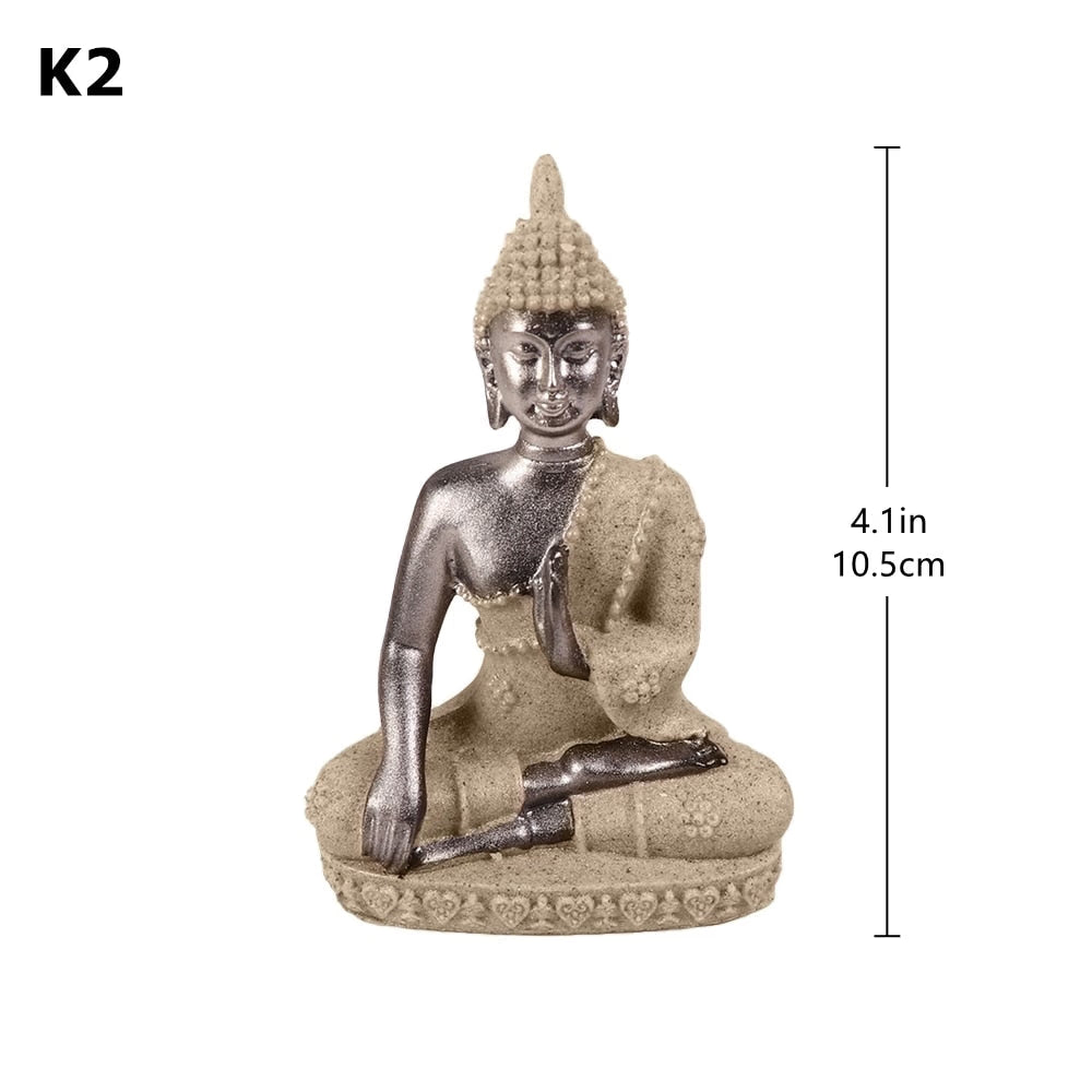 28 Style Miniature Buddha Statue Nature Sandstone Fengshui Thailand Buddha Sculpture Hindu Figurine Home Decorative Ornament 15 acacuss