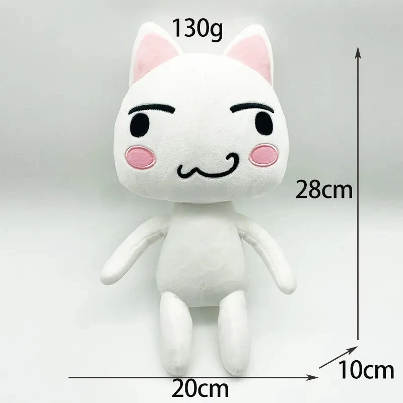 Cute Cat Plush Toy Doughnut Cat Plush Kawaii Cat Plush Toy Suitable For  Children's Gift 25cm V