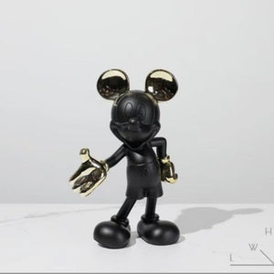 29/30cm Disney Mickey Mouse Figure Mickey Welcome Guests Children Toy Resin Model  Love Sitting Home Furnishing Halloween Gift acacuss
