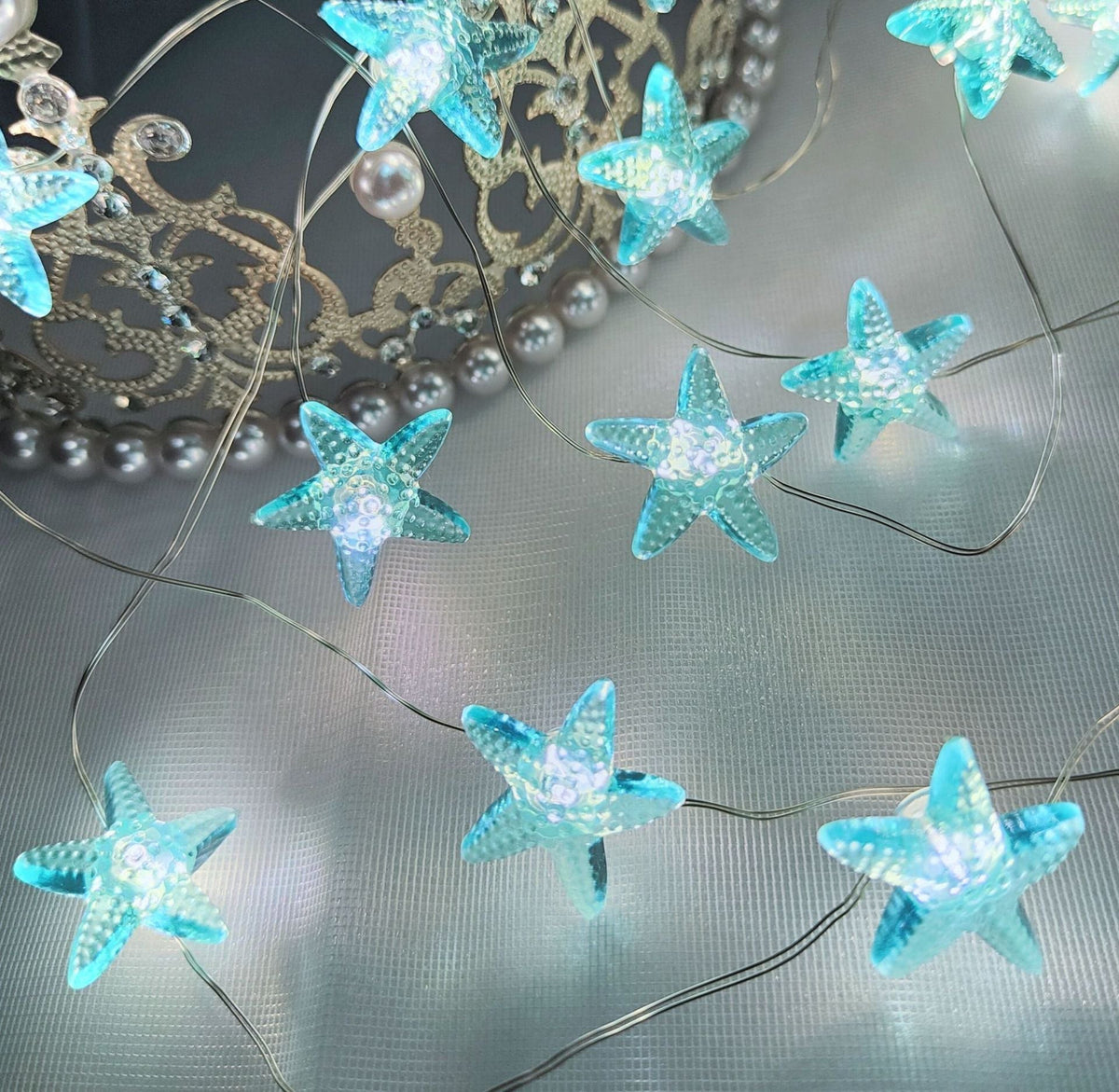 2M Sea Animals Turtle String Light Mermaid Party Under The Sea Birthday Party Decoration Beach Theme Fairy Light For Home Indoor acacuss