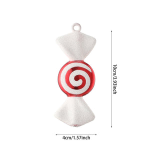 2Pcs Christmas Decoration Large Candy Cane DIY Xmas Tree Hanging Pendant Home Christmas Party Favors New Year Gift 2024 Navidad acacuss