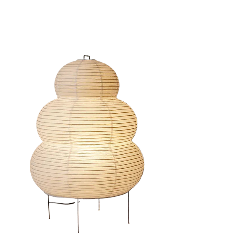 Japanese Style LED Rice Paper Desk Lamp Tricolor Dimming Home Art Decoration Lamps Living Room Hotel Bedroom Bedside Night Light