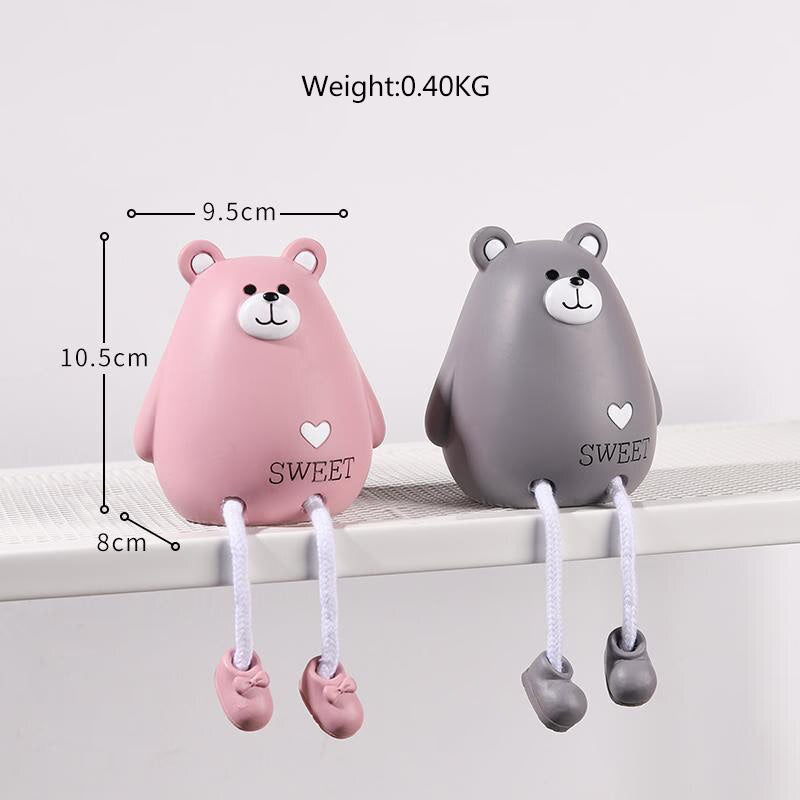 2pcs Resin Doll Ornament Cute Room Decoration Miniatures Nordic Home Decoration Accessories Indoor Figurines Children's Gifts acacuss