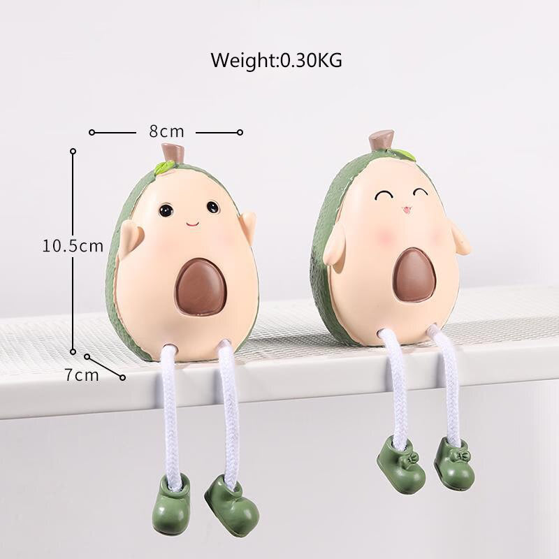 2pcs Resin Doll Ornament Cute Room Decoration Miniatures Nordic Home Decoration Accessories Indoor Figurines Children's Gifts acacuss