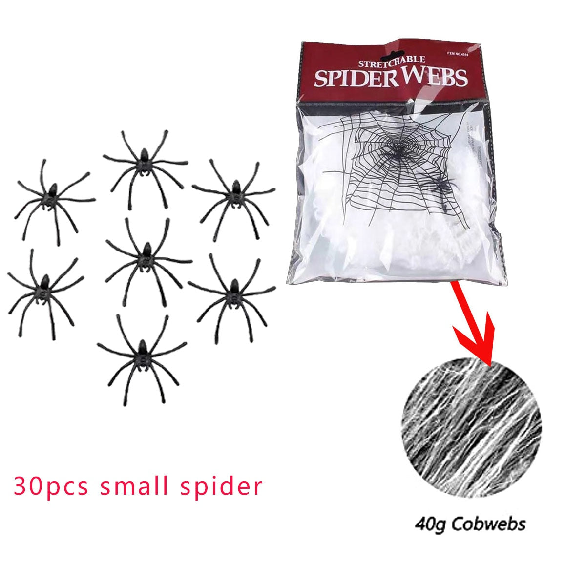 30/50/75/125/150/200cm Halloween Giant Black Plush Spider Halloween Decoration Props Kids Toy Haunted Outdoor Party House Decor acacuss
