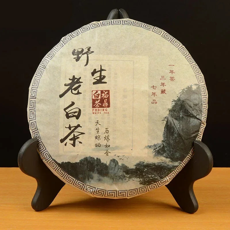 300g/350g Chinese XingJun Lao Bai Cha Zipper Bags Fuding White Tea Cake Recyclable Sealing Packing Gift Bag Dropshipping acacuss