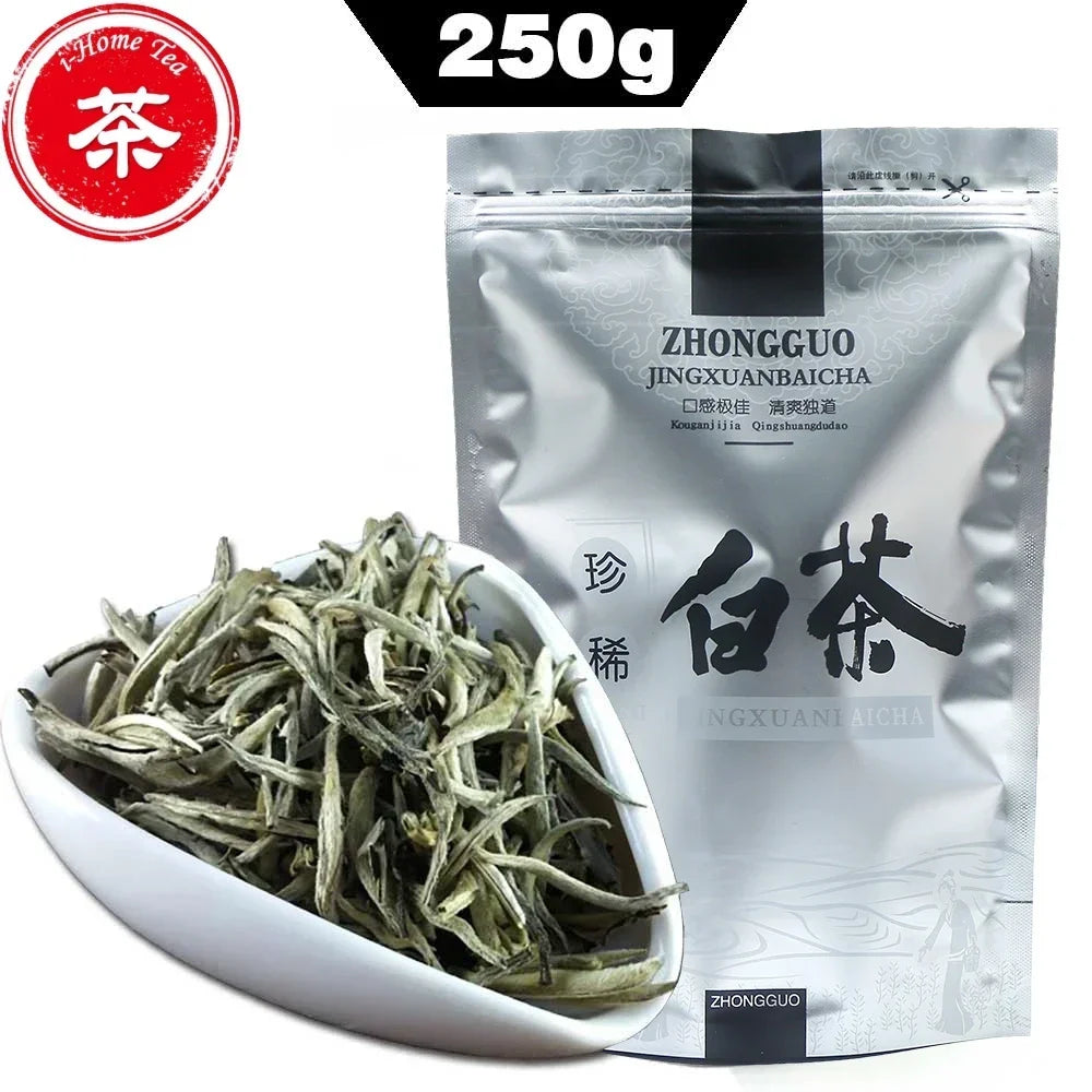 300g 350g Chinese XingJun Lao Bai Cha Zipper Bags Fuding White Tea Cak