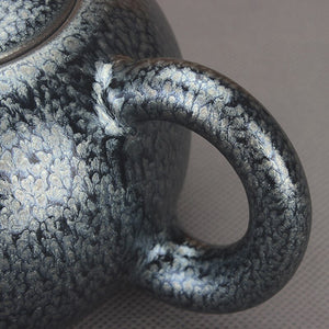 300ml Bloom Flower Tenmoku teapot beauties handmade porcelain Xishi Pot gift box packed authentic/JIANZHAN acacuss