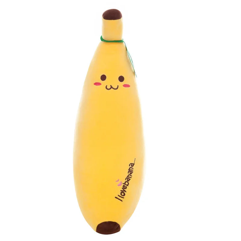 35-100cm Soft Banana Plush Pillow Down Cotton Doll Simulation Fruit Cushion Child Birthday Gift Baby Comfort Doll Home Decor acacuss