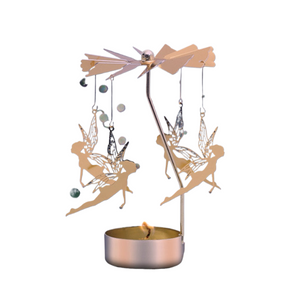 1pc Metal Hot Rotating Candle Holder Christmas Rotating Candle Holder Dinner Party Wedding Party Candle Holder Decoration Gift acacuss