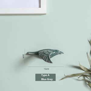 3D Ceramic Birds Shape Wall Hanging Decorations Simple Home Decorations Accessories Decoracao Para Casa Wall Crafts Ornaments acacuss
