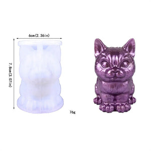3D Maine Coon Cat Silicone Molds DIY Handmade Scented Candle Mold Cute Animal Plaster Soap Epoxy Resin Ornament Mould Making acacuss