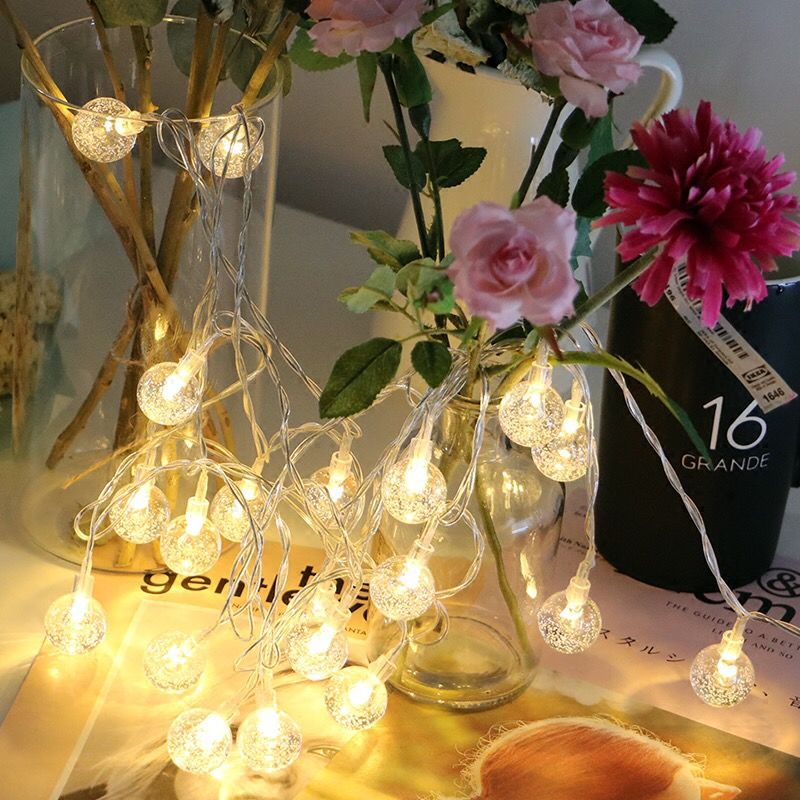 3M 20LED Snowflake LED String Lights Christmas Ornaments Home Christmas Tree Hanging Decoration Navidad Noel New Year Gifts 2023 acacuss