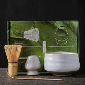4-7pcs Handmade Home Easy Clean Matcha Tea Set Tool Stand Kit Bowl Whisk Scoop Gift Ceremony Traditional Japanese Accessories acacuss