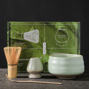 4-7pcs Handmade Home Easy Clean Matcha Tea Set Tool Stand Kit Bowl Whisk Scoop Gift Ceremony Traditional Japanese Accessories acacuss