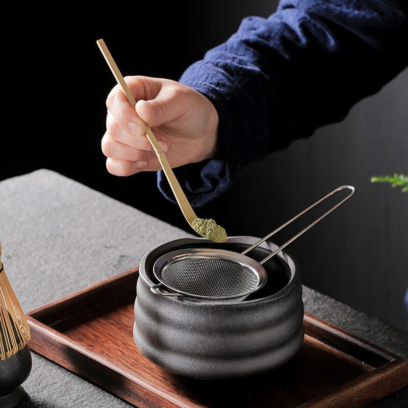 4-7pcs/set Handmade Home Easy Clean Matcha Tea Set Tool Stand Kit Bowl Whisk Scoop Gift Ceremony Traditional Japanese Accessorie acacuss