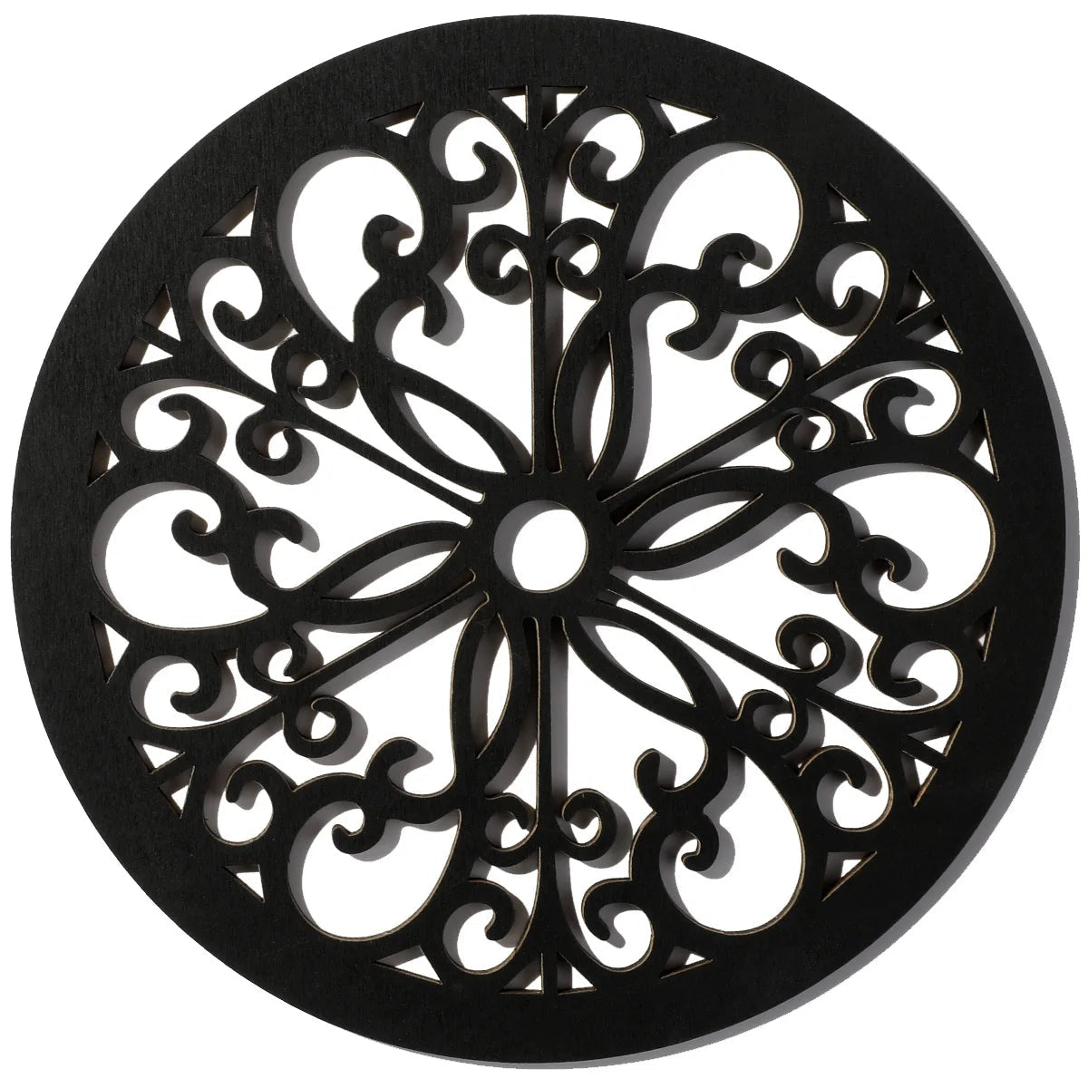 4 Pieces Black Wooden Wall Decor Farmhouse Wall Art Decor Hollow Carved Design for Living Room Bedroom Office Kitchen Decoration acacuss