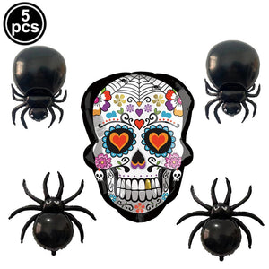 4D 22inch Halloween Foil Inflatable Eyeball Decoration Spooky Halloween Party Supplies Eyeball Balloons Halloween Home Decors acacuss