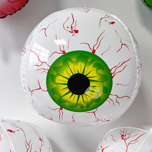 4D 22inch Halloween Foil Inflatable Eyeball Decoration Spooky Halloween Party Supplies Eyeball Balloons Halloween Home Decors acacuss