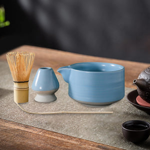 4Pcs Bamboo Matcha Whisk and Holder Bowl for Beginner acacuss