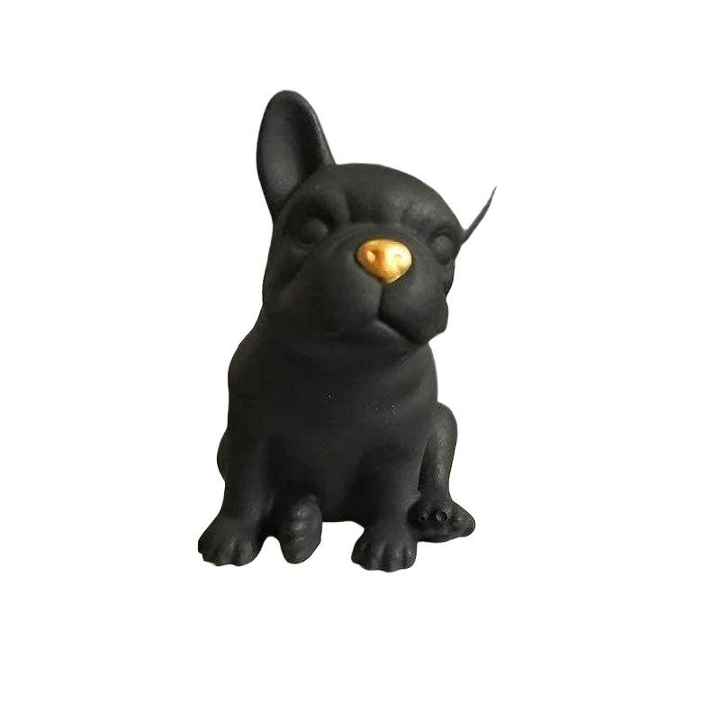 Crystal Epoxy Mould 3D French Bulldog Silicone Chocolate Shaped Dessert Decoration Baking Accessories acacuss