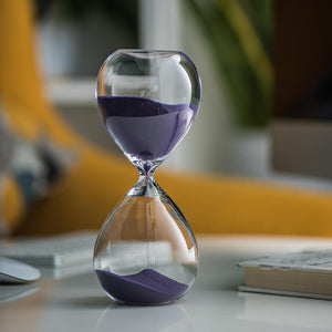 5/15/30/60 Minutes New Nordic Glass Droplet Time Hourglass Timer Creative Home Decoration Crafts Decoration Valentine's Day Gift acacuss