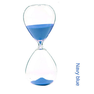 5/15/30/60 Minutes New Nordic Glass Droplet Time Hourglass Timer Creative Home Decoration Crafts Decoration Valentine's Day Gift acacuss