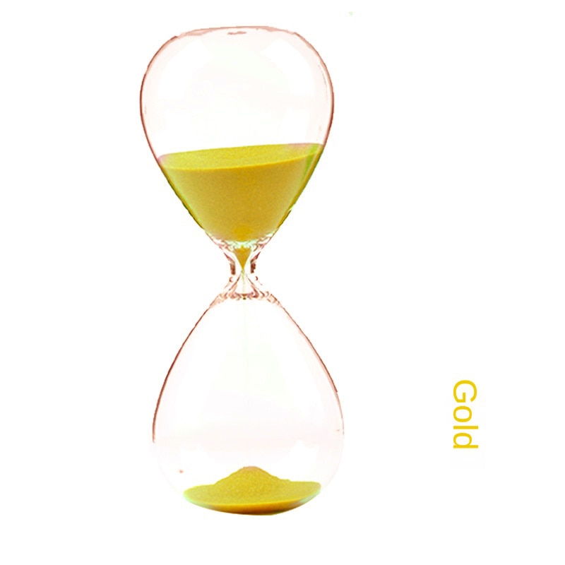 5/15/30/60 Minutes New Nordic Glass Droplet Time Hourglass Timer Creative Home Decoration Crafts Decoration Valentine's Day Gift acacuss