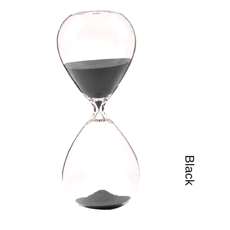 5/15/30/60 Minutes New Nordic Glass Droplet Time Hourglass Timer Creative Home Decoration Crafts Decoration Valentine's Day Gift acacuss