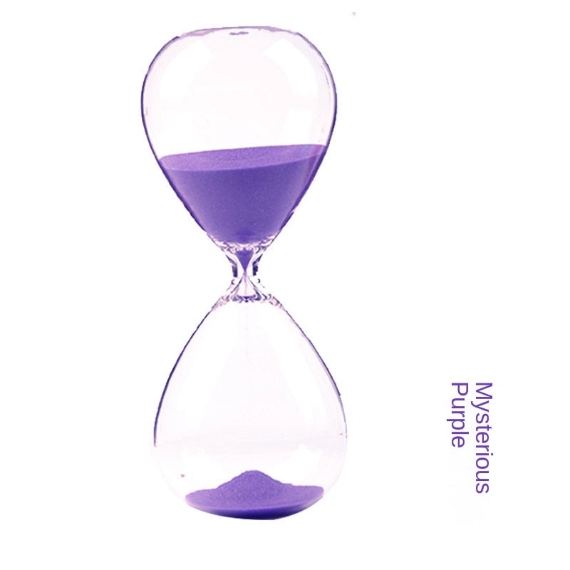 5/15/30/60 Minutes New Nordic Glass Droplet Time Hourglass Timer Creative Home Decoration Crafts Decoration Valentine's Day Gift acacuss