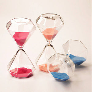 5-60 Minutes Diamond Sand Clock Hourglass Sandglass Children Gift Sand Timer Home Decoration Available in Multiple Color Options acacuss