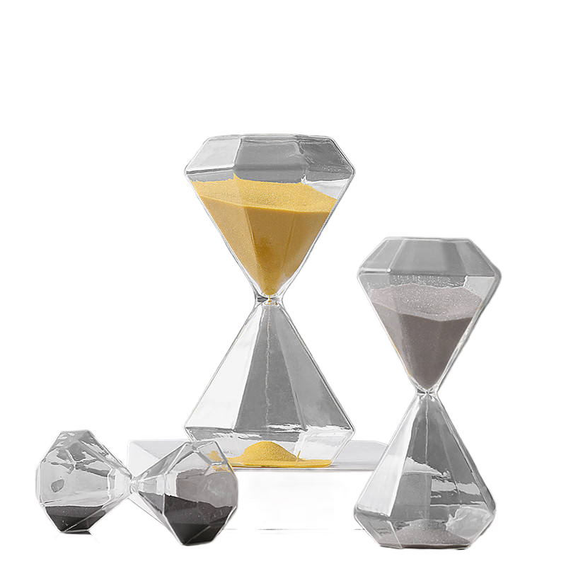 5-60 Minutes Diamond Sand Clock Hourglass Sandglass Children Gift Sand Timer Home Decoration Available in Multiple Color Options acacuss