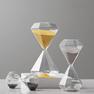 5-60 Minutes Diamond Sand Clock Hourglass Sandglass Children Gift Sand Timer Home Decoration Available in Multiple Color Options acacuss